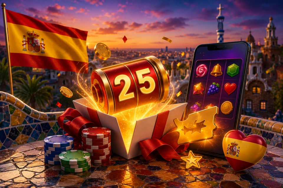 25 giros gratis