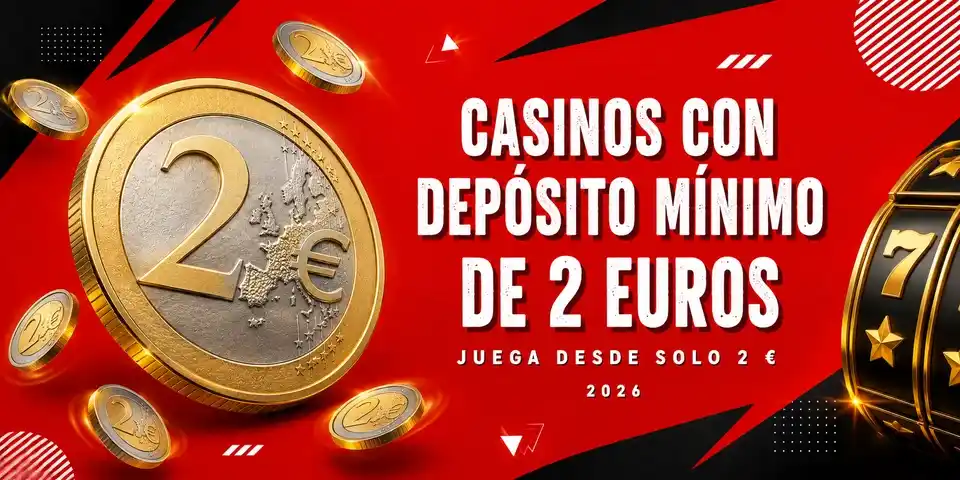 Casinos con depósito mínimo de 2 euros en España
