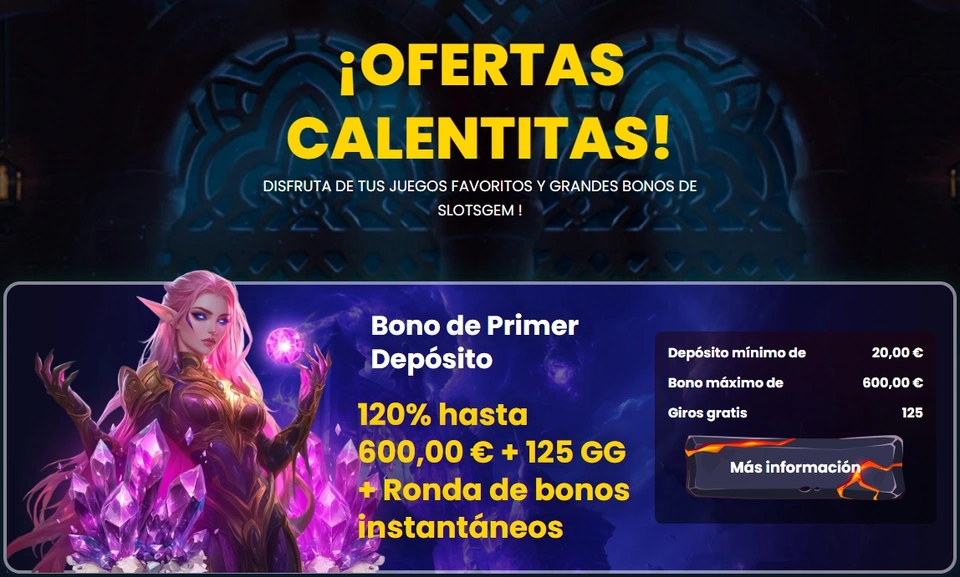 25 giros gratis SlotsGem Casino